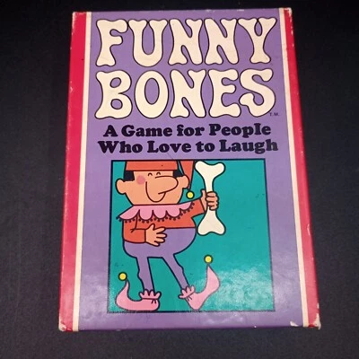 Funny Bones Card Game By Parker Brothers Complete Vintage 1968  - Image 1 of 4