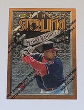 1996 Topps Finest Sterling Bronze Refractor W/ COAT Manny Ramirez Indians