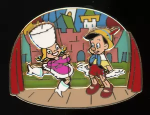 Disney Parks Russian Marionette Dancer and Pinocchio On Stage Pin 152635 - Picture 1 of 1