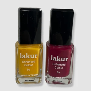 $32 Londontown Lakur Enhanced Color Nail Polish 2-Pack Variety Set | 0.4 fl oz - Picture 1 of 6