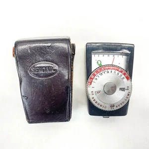 Medidor de luz Sekonic Auto-Lumi modelo 86 con estuche de cuero - Imagen 1 de 8