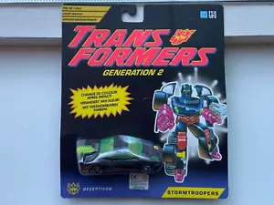 Transformers G2 1994 Stormtroopers Rage mint MOSC hasbro EURO - Picture 1 of 5