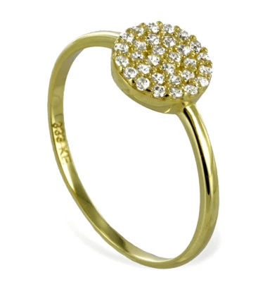 ECHT GOLD *** Zirkonia Ring, Größenauswahl - Bild 1 von 2