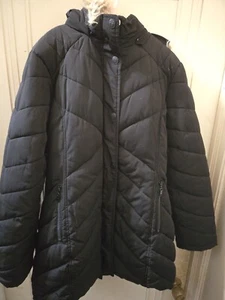 Girls justice heavy coat size 12 / 14 - Picture 1 of 17