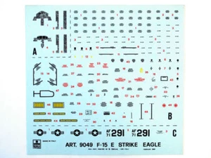 Exit 9049 Vintage Decals F-15E Strike Eagle 1:72 Modeling - Picture 1 of 1