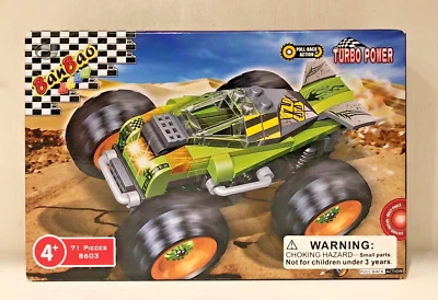 BanBao Thunder Building Kit 71 Piece, Pull-Back Action Turbo Power - Image 1 of 2