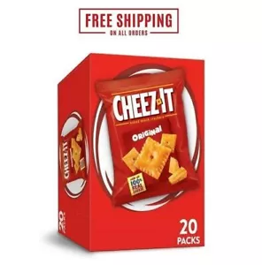 Cheez-It Original Cheese Crackers, Baked Snack Crackers, 20 Count New - Picture 1 of 8