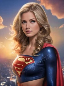 SUPERGIRL Hi REZ 11”x17" Fine Art Print- Limited to 6 signed prints - Picture 1 of 3