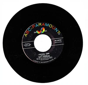 Ray Charles – Crying Time 1965 Original USA Single 45 Abc-Paramount – - Picture 1 of 1
