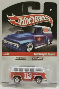 2009 HOT WHEELS DELIVERY SERIES VOLKSWAGEN DELUXE PPG RED 17/34 COMBINED SHIP - Picture 1 of 1