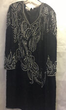 Stenay Women's Beaded Dress Black Size 20 CG