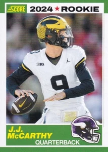 2024 Score - Rookies #304 J.J. McCarthy (RC) - Vikings - Bild 1 von 2