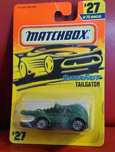 Matchbox 1997 TAILGATOR #27 Super Fast Dark Green MB259 - Picture 1 of 2
