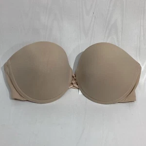 Reggiseno Wacoal beige coppa liscia senza spalline 36B push up nuovo senza etichette impugnatura gommata - Foto 1 di 10