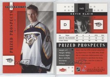 2005-06 Fleer Hot Prospects Red Hot /100 Kevin Klein #145 Rookie RC