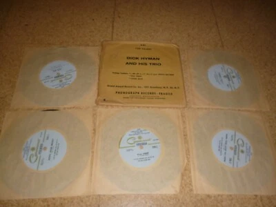 5 x Dick Hyman +Trio Single Command Juke Box Stereo Single 33rpm USA Top+Beilage - Bild 1 von 2
