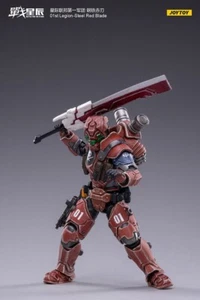Nuevas figuras de acción Joytoy 1/18 01st Legion-Steel Red Blade en stock 10,5 cm - Imagen 1 de 8