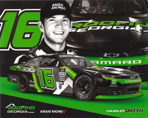 2023 CHANDLER SMITH "GEORGIA ROOFING" #16 NASCAR XFINITY SERIES POSTCARD - Picture 1 of 2