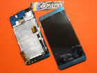 DISPLAY LCD+TOUCH SCREEN ORIGINALE HTC ONE M7 801N COVER NERO VETRO FRAME