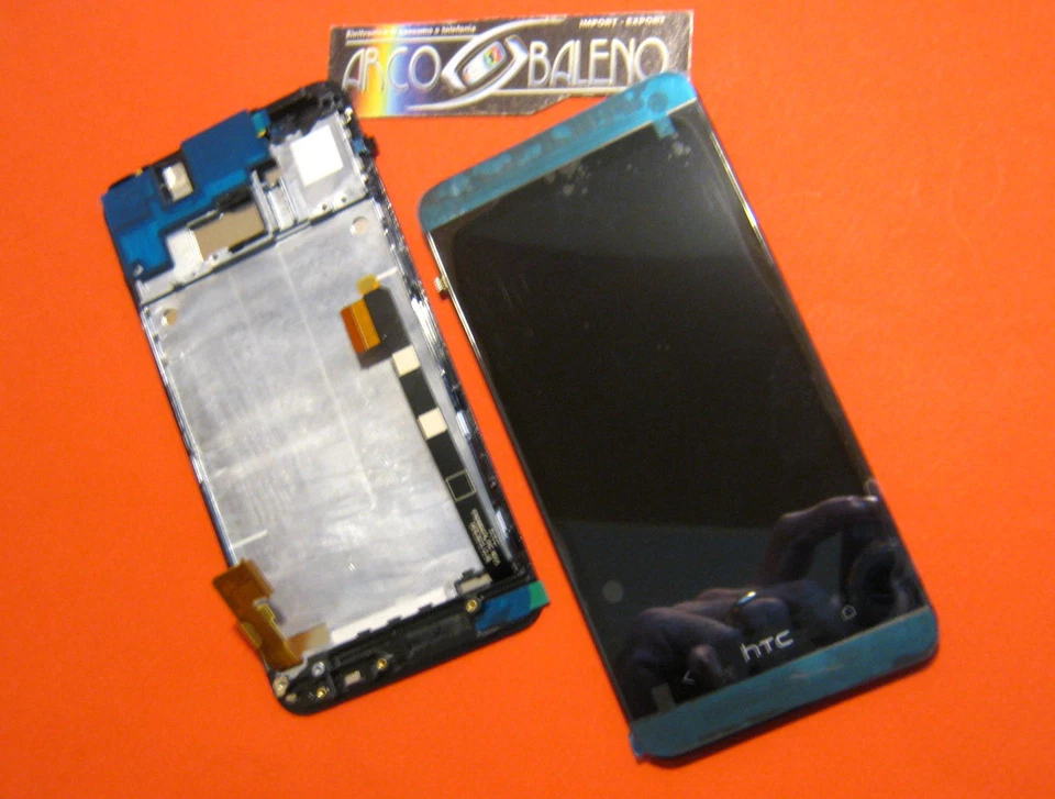 DISPLAY LCD+TOUCH SCREEN ORIGINALE HTC ONE M7 801N COVER NERO VETRO FRAME - Bild 1 von 1