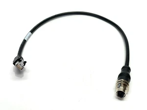 CEI MI-1-5-R0-0.5M Rev A Ethernet Cordset RJ45 - M14 Female 8-Pin 0.5m - Picture 1 of 5