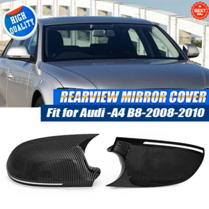 Cubierta de espejo retrovisor lateral de fibra de carbono OX para Audi A3 A4 B8 A5 A6L A8L RS6 S8 Q3- - Imagen 1 de 11