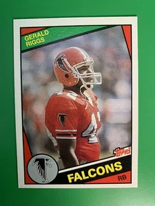 1984 Topps Gerald Riggs #218 Atlanta Falcons - Picture 1 of 2