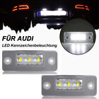 White LED Number License Plate Light Tag Lamp Error Free For A8 D3 2002-10