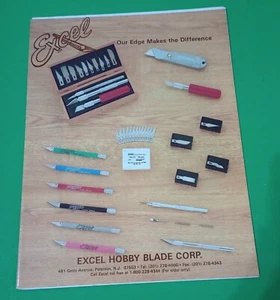 Excel Hobby Blade Catalog And Price List - 1994 - Picture 1 of 4