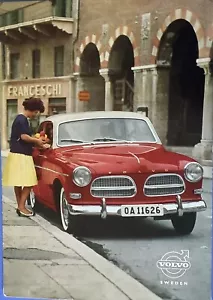 Volvo 122 S 4 Cylinder Automobile Advertising Postcard 1960’s - Picture 1 of 2