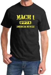 1971 Ford Mustang Mach 1 American Muscle Car Color Design Tshirt NEW Free Ship - Picture 1 of 7