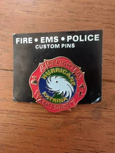 Hurricane Katrina Firefighter Task Force Pin 1 1/4" - Picture 1 of 3