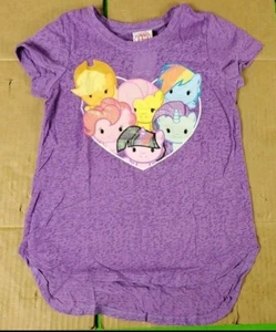 Purple My Little Pony kids girls short sleeve T shirt size M 7-8 New with Tag - Picture 1 of 4