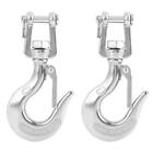 Slip Hooks, 5/16 304 Stainless Steel Chain Hook Clevis Hook Safety Hook Winch...