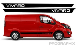 VAUXHALL VIVARO ABZIEHBILDSTREIFEN GRAFIK RENAULT TRAFFIC VINYL AUFKLEBER VAN - Bild 1 von 2