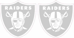 LAS VEGAS RAIDERS MINI HELMET DECALS - Picture 1 of 2