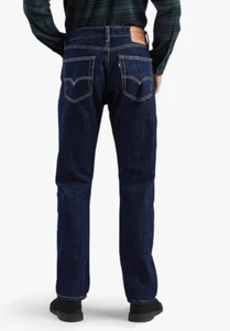 Pantalones de mezclilla Levi's 505 32x32 originales calce recto para hombre - lavado oscuro dy19 - Imagen 1 de 3