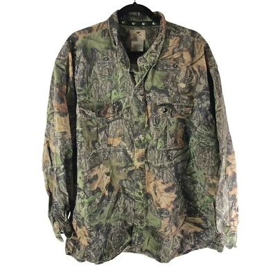 Mossy Oak Mens Limbhanger Ripstop Shirt Button Down Camouflage Hunting 2XL - Image 1 of 3