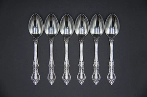 Vintage WILTSHIRE Silver Plated Alexis Pattern Teaspoons Made in Australia x 6 - Picture 1 of 4