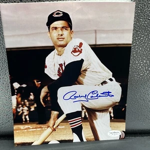 FOTO FIRMADA ROCKY COLAVITO de los Indios de Cleveland 8x10 JSA/Certificado de autenticidad - Imagen 1 de 2