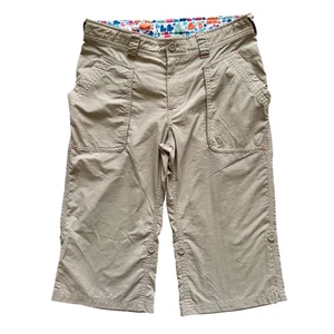 North Face Pants Girls Large Roll Tab Capri Adjustable Nylon Outdoor Hiking - Picture 1 of 15