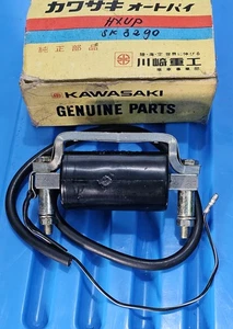 KAWASAKI KE100 KE125 KD80 KD100 KD125 KS125 G3 G4 G5 IGNITION COIL 6V NOS JAPAN - Imagen 1 de 6