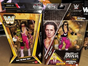 WWE Elite Monday Night Wars Greatest Hits Wave Bret “Hitman” Hart & Wwe Legends - Imagen 1 de 2