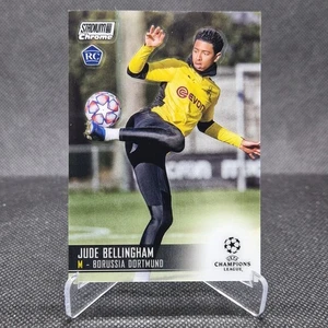 2020-21 Topps Stadium Club Chrome UCL - Jude Bellingham Borussia Dortmund Rookie - Bild 1 von 2