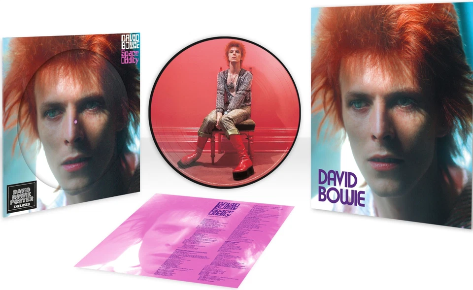 David Bowie - Space Oddity Limited Picture Vinyl LP + Poster Die-Cut Sleeve NEU - Bild 1 von 1