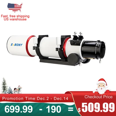 SVBONY SV550 Astronomical Telescope 80mm Refractor OTA Triplet APO for Deep Sky - Image 1 of 4