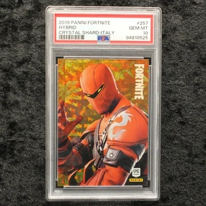 Panini Fortnite Series 1 PSA 10 Hybrid #257 Crystal Shard Italy Epic Games Cards - Picture 1 of 2
