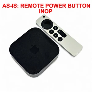 AS-IS Apple TV 4K 128GB 3rd Generation Wi-Fi + Ethernet Media Streamer MN893LL/A - Picture 1 of 3