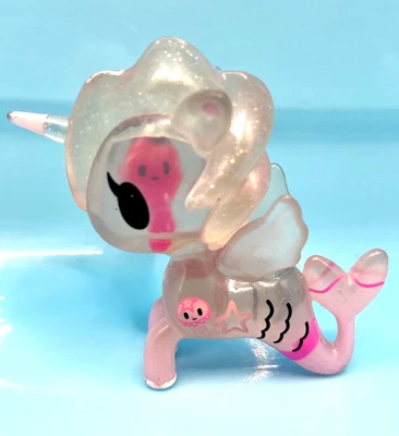 Boneco de brinquedo colecionável Tokidoki Mermicorno Series 3 Jelly Star rosa claro 3" PVC - Imagem 1 de 4