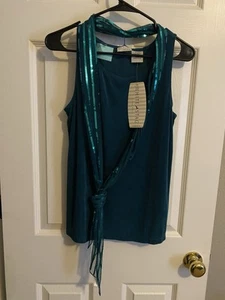 White stag Sleeveless Tank With Scarf - Picture 1 of 3